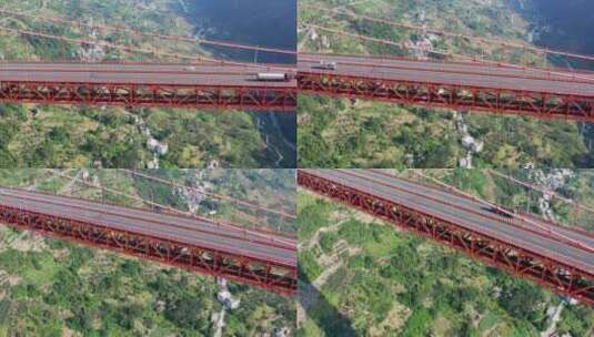 贵州坝陵河大桥航拍4K视频高清在线视频素材下载