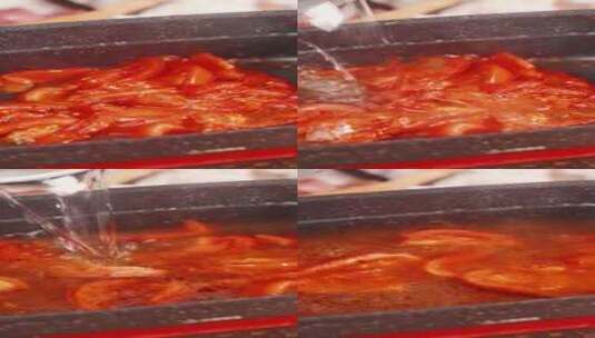 番茄土豆炖牛肉-10加水高清在线视频素材下载