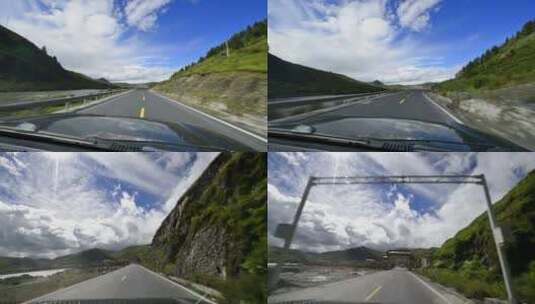 自驾游西藏高清在线视频素材下载