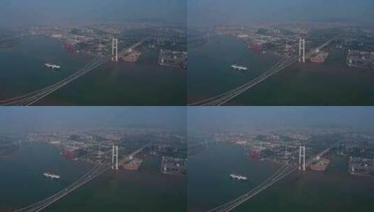 广东省广州南沙大桥高清在线视频素材下载