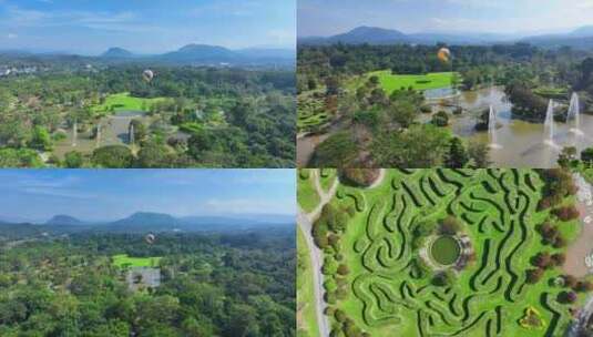 中国科学院西双版纳热带植物园高清在线视频素材下载