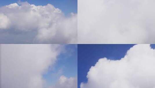 飞机窗外云端高清在线视频素材下载