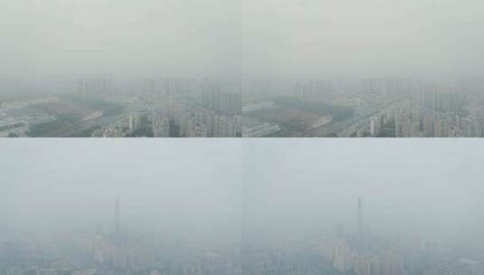 迷雾下的城市高清在线视频素材下载