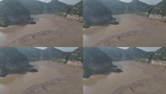 河南济源黄河三峡风景区视频高清在线视频素材下载