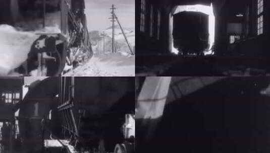 20-30年代 煤矿运输高清在线视频素材下载