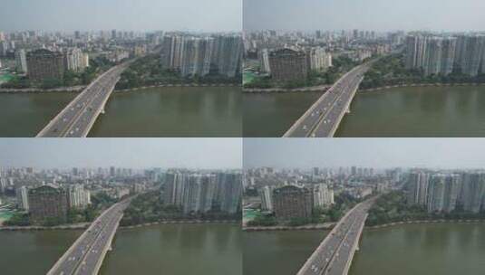 广州大桥城市交通建筑航拍高清在线视频素材下载