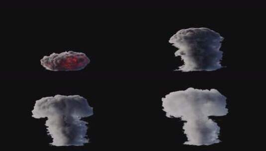 爆炸浓烟特效合成视频素材5高清在线视频素材下载