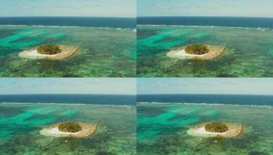 航拍岛屿高清在线视频素材下载