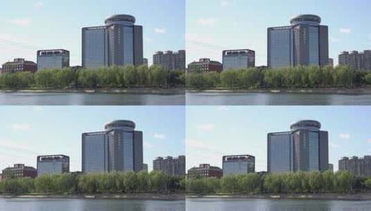 北京华润时代中心高楼建筑高清在线视频素材下载