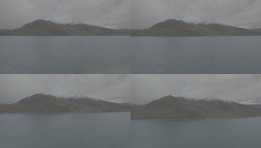 羊卓雍错湖-（D-log）依山傍水高清在线视频素材下载