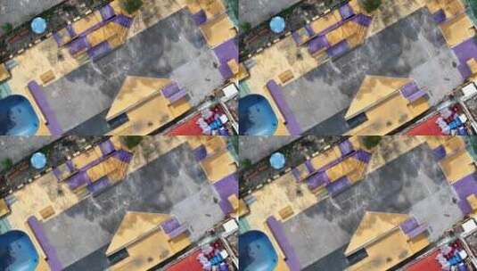 深圳南山蛇口体育馆滑板场地空镜素材高清在线视频素材下载