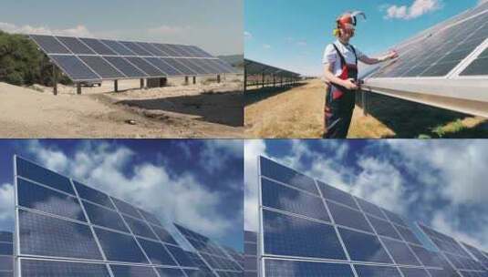 【合集】太阳能发电站高清在线视频素材下载