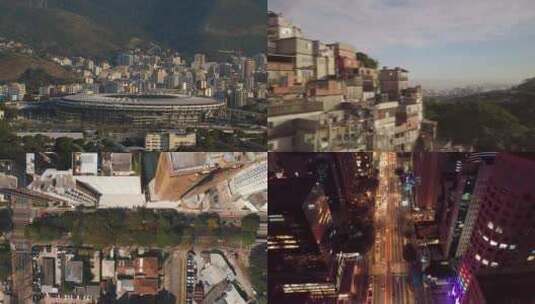 【合集】巴西 南美 城市 航拍高清在线视频素材下载