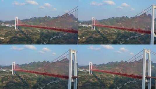 贵州坝陵河大桥航拍4K视频高清在线视频素材下载