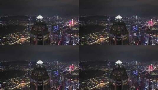 深圳市民中心灯光秀高端大气宣传片高清在线视频素材下载