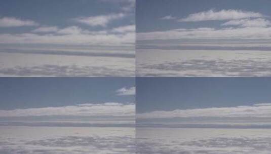万米高空地球平流层云海高清在线视频素材下载