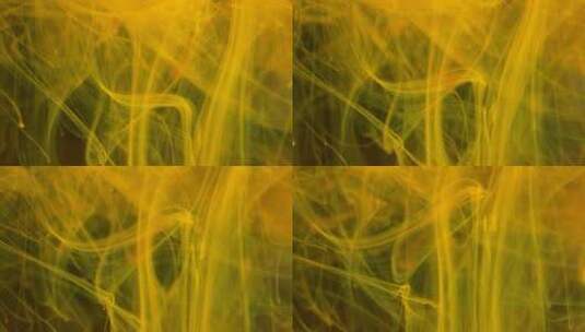 黄色液体流动背景高清在线视频素材下载