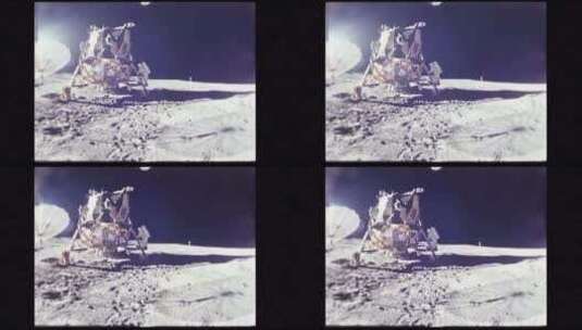 宇航员登月高清在线视频素材下载