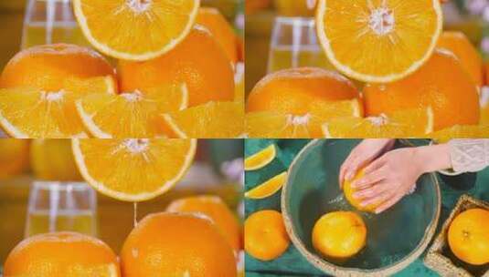 庆元甜橘柚高清在线视频素材下载