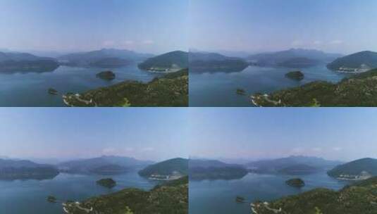 台州 山间 水库 航拍 水利高清在线视频素材下载