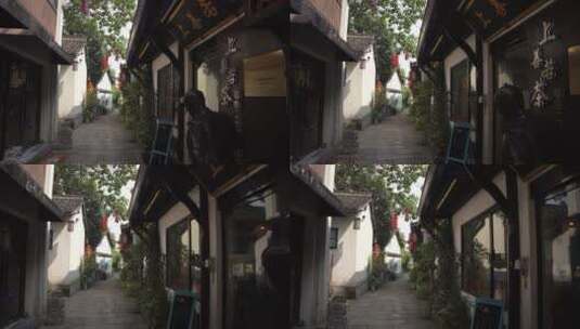 杭州小河直街历史文化街区巷道高清在线视频素材下载