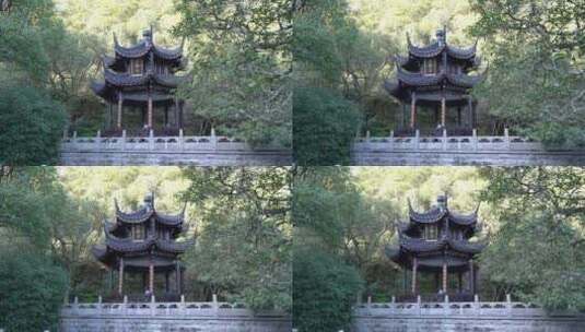 杭州九溪风景区理安寺高清在线视频素材下载