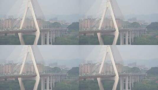 马桑溪长江大桥高清在线视频素材下载