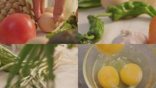 西红柿炒蛋高清在线视频素材下载