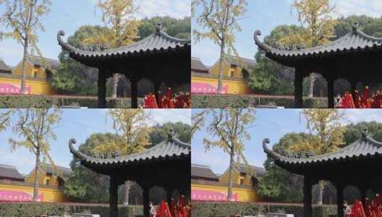 苏州重元寺香炉香火祈福高清在线视频素材下载