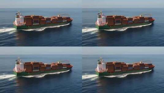 大海货轮高清在线视频素材下载