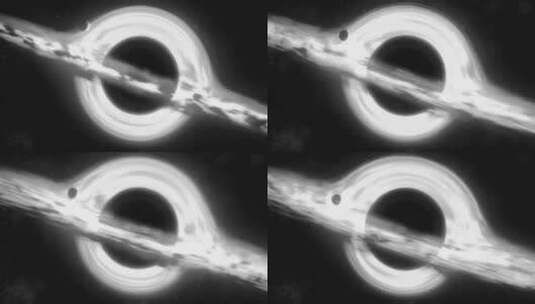 Cgi，动画，黑白，星球高清在线视频素材下载
