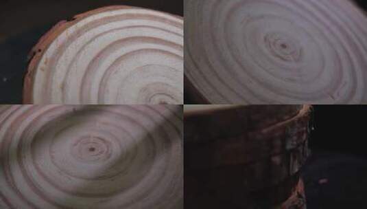 木头 木纹 木头纹理 年轮高清在线视频素材下载