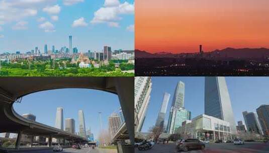 北京CBD国贸总合集-不同角度高清在线视频素材下载