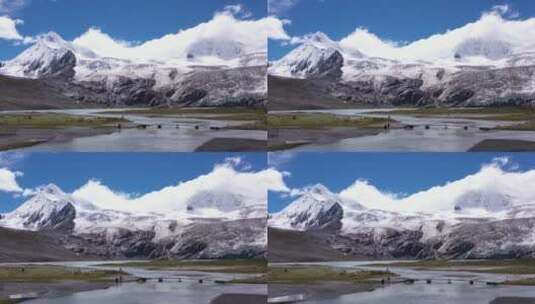西藏 317 川藏北线 那曲市 萨普神山 旅行高清在线视频素材下载