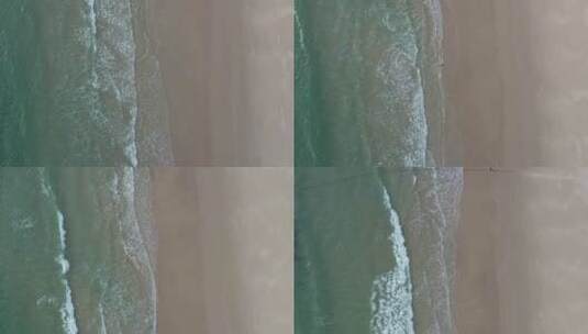 海滩沙滩海浪海边海水高清在线视频素材下载