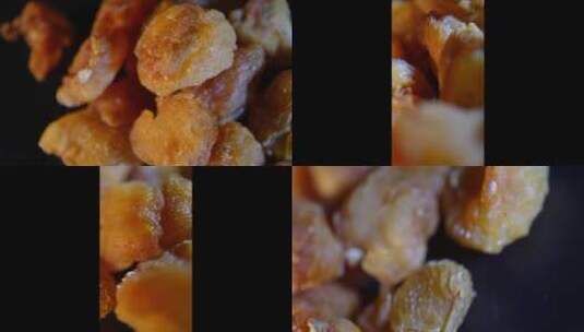 【镜头合集】杏肉杏干桂圆干桂圆肉高清在线视频素材下载