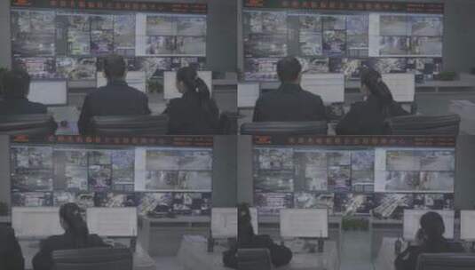 公安110指挥中心高清在线视频素材下载