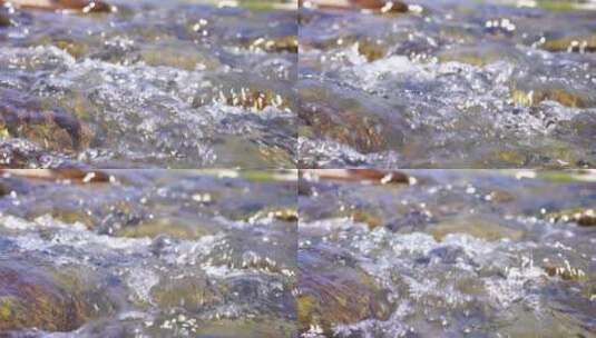 流水 水流 唯美水花高清在线视频素材下载