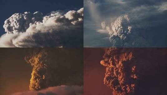 火山爆发高清在线视频素材下载
