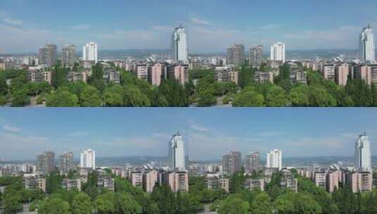 湖北宜昌城市风光航拍高清在线视频素材下载