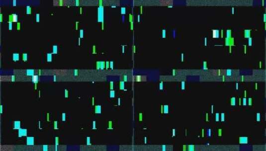 模拟旧的8位和16位数字故障的叠加高清在线视频素材下载