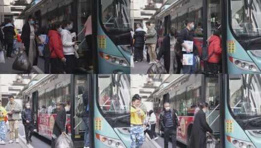 重庆街景城市公交高清在线视频素材下载