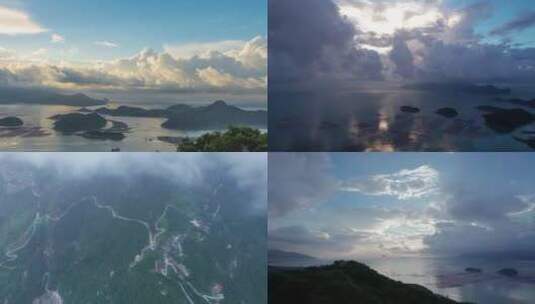 霞浦花竹村海上日出云海 海上日出延时高清在线视频素材下载