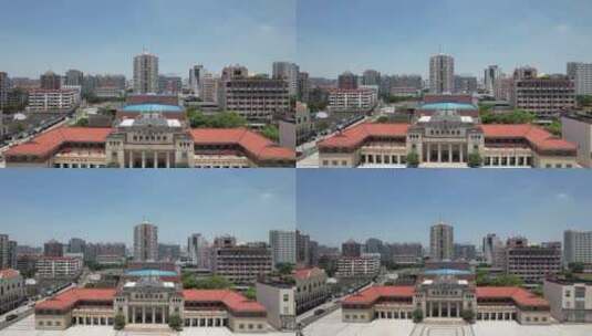 江苏常州城市宣传地标建筑航拍高清在线视频素材下载
