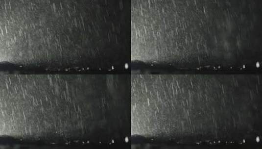 黑夜下雨天素材合辑高清在线视频素材下载