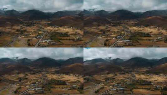 藏区川西牧场高清在线视频素材下载