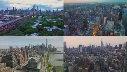 【8K】美国纽约超长航拍高清在线视频素材下载