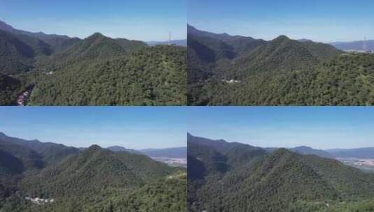 祖国大好河山肇庆鼎湖山5A景区蝴蝶湖航拍高清在线视频素材下载