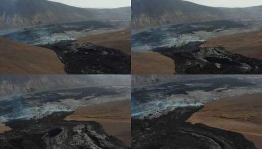 熔岩，流动，火山，火山高清在线视频素材下载