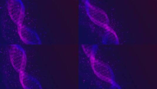 DNA分子，双螺旋链高清在线视频素材下载